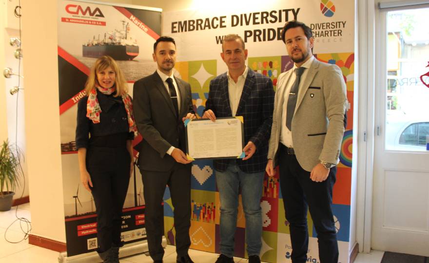 CMA D. ARGOUDELIS & CO S.A. signed the Diversity Charter for Greek businesses!